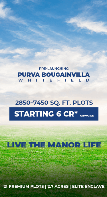 Purva Bougainvilla Plot Banner